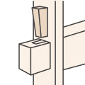 Trestle: Center Stretcher Joinery - Foot