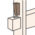Trestle: Center Stretcher Joinery - Foot
